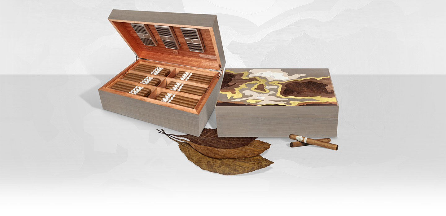 The Davidoff Masterpiece Series I Humidor with toro cigars