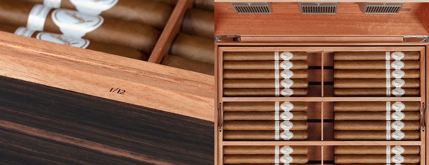 The Davidoff Masterpiece Series II Humidor is limited to twelve world wide, are numbered and comes with Davidoff toro cigars